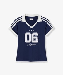 aeae（エーイーエーイー）の「COLLAR JERSEY（Tシャツ/カットソー）」