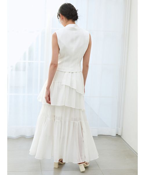 未使用♡SNIDEL♡ジレセットアップ SNIDEL（スナイデル）の「ジレSETUP（ワンピース）」 - WEAR