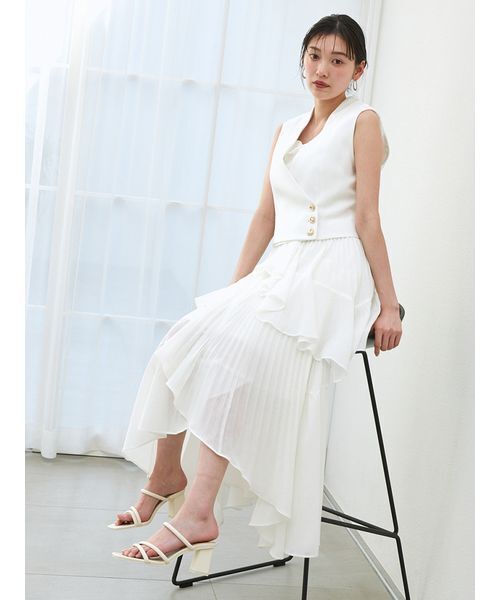 新品未使用⭐︎SNIDEL デザインジレ デザインジレ(ベスト・ジレ)｜アウター｜SNIDEL(スナイデル)の