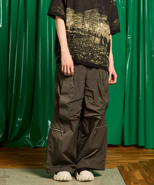 【月末セール】MAISON SPECIAL メゾンスペシャル パラシュートパンツ Parachute Wide Pants