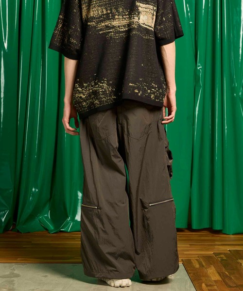 MAISON SPECIAL(メゾンスペシャル)の「《UNISEX》Parachute Wide Pants/パラシュートワイドパンツ【MAISON SPECIAL/メゾンスペシャル】(その他パンツ・メンズ・グレー/カーキ/ブラック・0/1)」の12枚目の写真