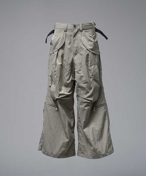 パラシュートワイドパンツ　メゾンスペシャル　グレー UNISEX》Parachute Wide Pants/パラシュートワイドパンツ