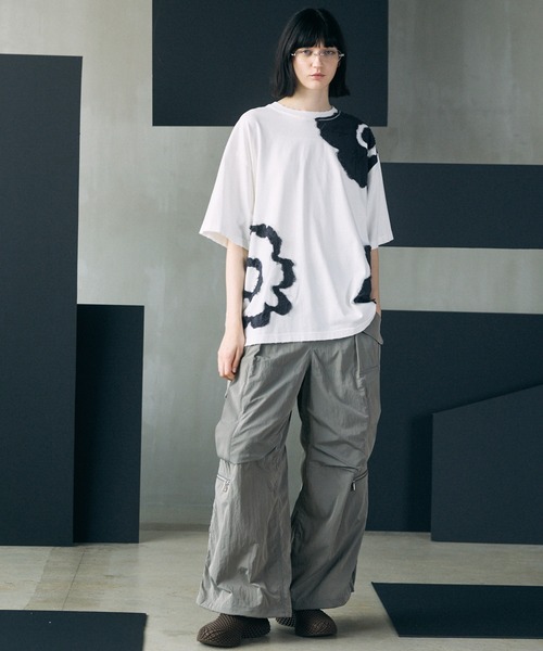 MAISON SPECIAL(メゾンスペシャル)の「《UNISEX》Parachute Prime-Wide Pants/パラシュートプライムワイドパンツ【MAISON SPECIAL/メゾンスペシャル】(その他パンツ・メンズ・グレー/カーキ/ブラック・0/1)」の21枚目の写真