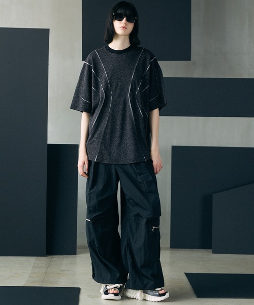 MAISON SPECIAL(メゾンスペシャル)の「《UNISEX》Parachute Prime-Wide Pants/パラシュートプライムワイドパンツ【MAISON SPECIAL/メゾンスペシャル】(その他パンツ・メンズ・グレー/カーキ/ブラック・0/1)」の13枚目の写真