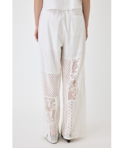 MOUSSY（マウジー）の「【セットアップ対応】LACE COMBINE パンツ（その他パンツ・レディース・ブラック/ホワイト・1/2）」の12枚目の写真