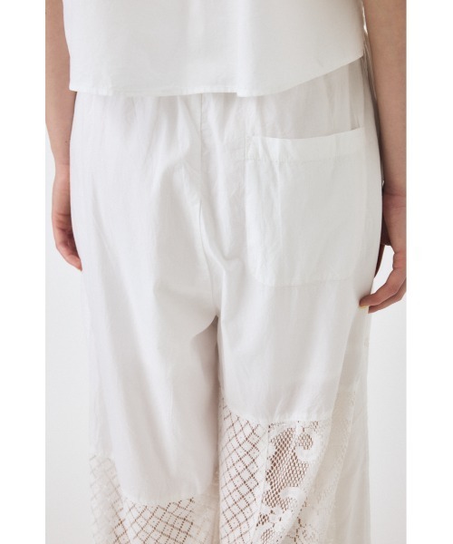 MOUSSY（マウジー）の「【セットアップ対応】LACE COMBINE パンツ（その他パンツ・レディース・ブラック/ホワイト・1/2）」の14枚目の写真