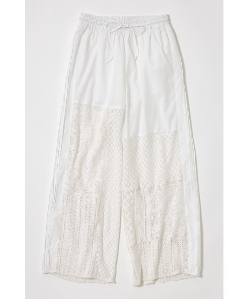 MOUSSY（マウジー）の「【セットアップ対応】LACE COMBINE パンツ（その他パンツ・レディース・ブラック/ホワイト・1/2）」の17枚目の写真