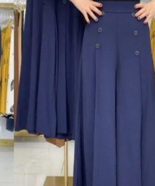 Per sist ence(パーシエンス)の「ハイウエストワイドパンツ(その他パンツ・レディース・モカ/ネイビー/ブラウン/ブラック・LARGE/MEDIUM)」の17枚目の写真