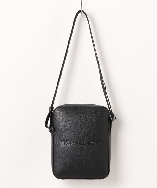 MICHAEL KORS（マイケルコース）の「COOPER エンボス ペブルレザー フライトバッグ（ショルダーバッグ・メンズ・ブラック・FREE）」の8枚目の写真