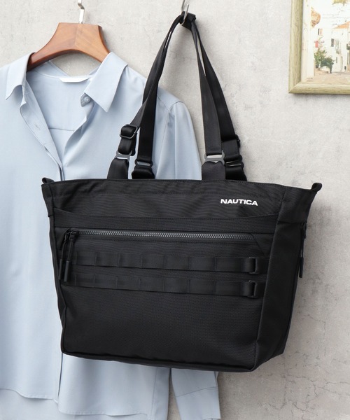 ノーティカ（NAUTICA）/バリスティック調ポリエステル ビジネスバッグ トートバッグ A4・PC収納・キャリーオン対応 バリスティック調ポリエステル ビジネスバッグ トートバッグ A4・PC