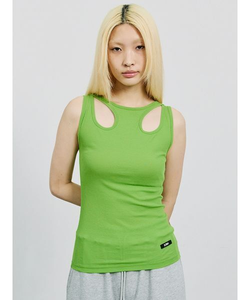 【TIME SALE開催中】Cut-out Tank Top/カットアウトタンクトップ