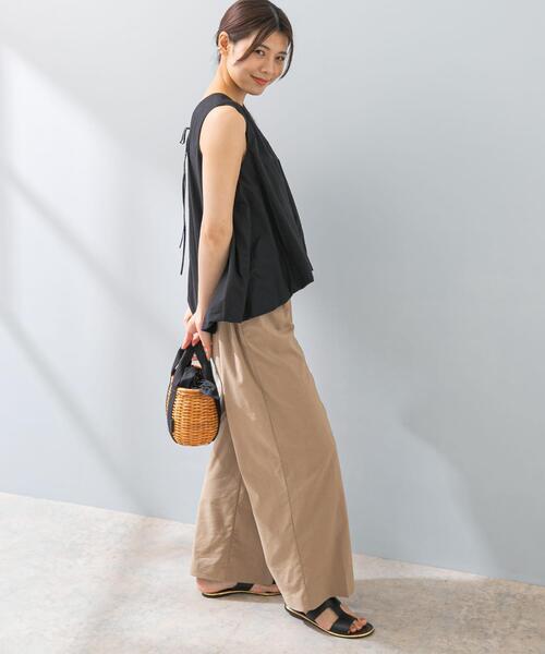 F by ROSSO(エフバイロッソ)の「F by ROSSO ノースリーブバルーンヘムブラウス(シャツ/ブラウス・レディース・ブラック/イエロー/ホワイト系その他・FREE)」の7枚目の写真