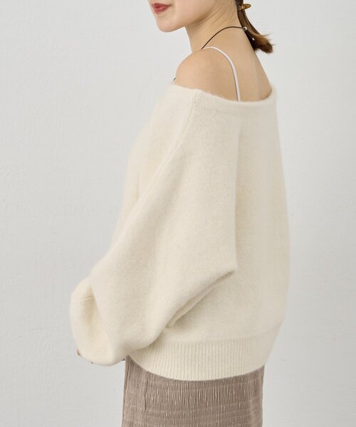 セール】ファーウールオフショルニット（ニット/セーター）｜SHENERY