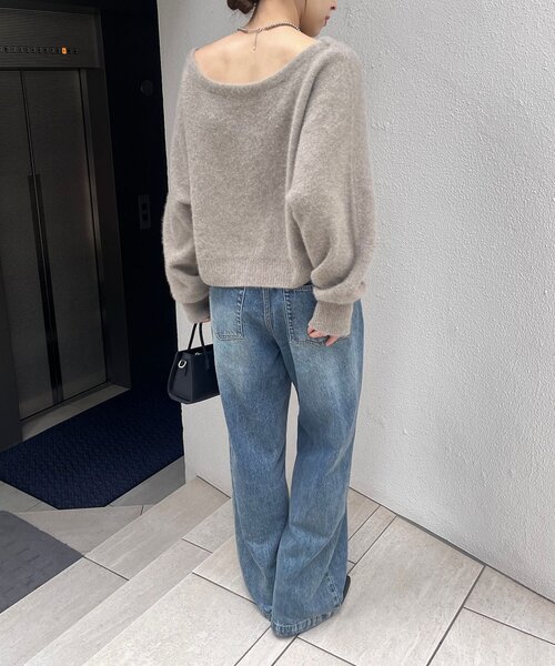 セール】ファーウールオフショルニット（ニット/セーター）｜SHENERY