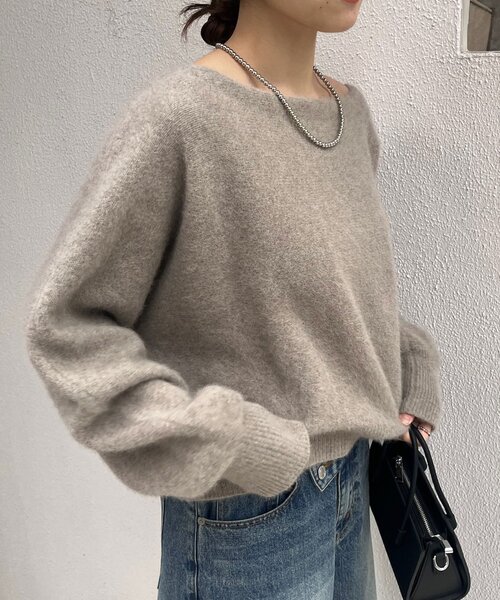 セール】ファーウールオフショルニット（ニット/セーター）｜SHENERY