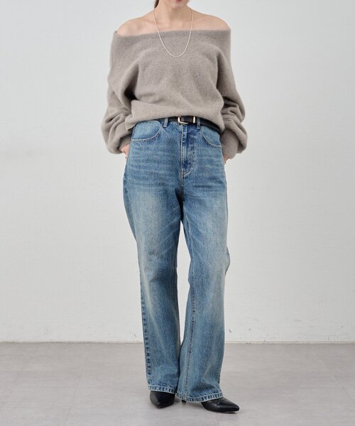 セール】ファーウールオフショルニット（ニット/セーター）｜SHENERY