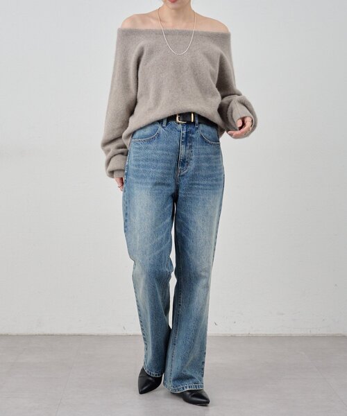 セール】ファーウールオフショルニット（ニット/セーター）｜SHENERY