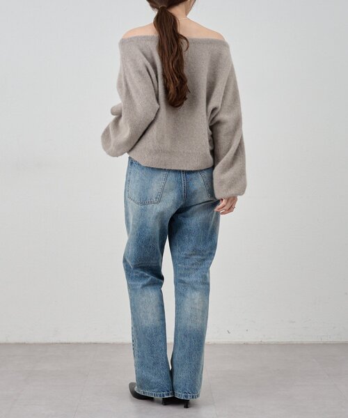 セール】ファーウールオフショルニット（ニット/セーター）｜SHENERY