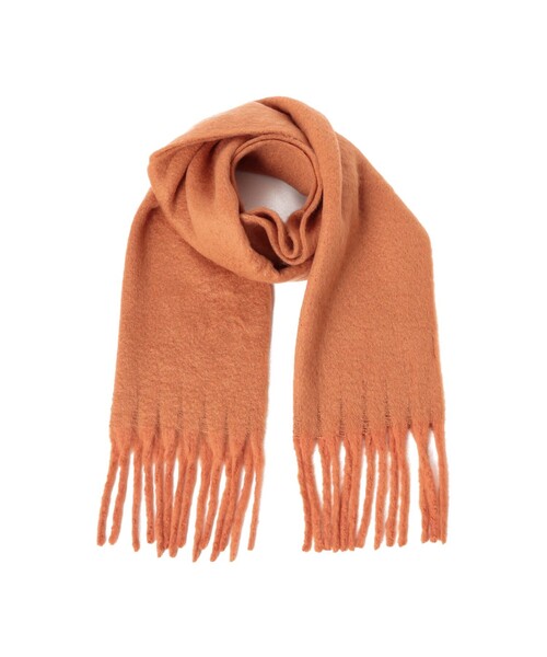 B:MING by BEAMS（ビーミングバイビームス）の「ブークレ ストール（ストール/ショール・レディース・サックスブルー/ホワイト系その他5/オレンジ・ONE SIZE）」の7枚目の写真