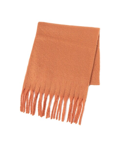 B:MING by BEAMS（ビーミングバイビームス）の「ブークレ ストール（ストール/ショール・レディース・サックスブルー/ホワイト系その他5/オレンジ・ONE SIZE）」の8枚目の写真