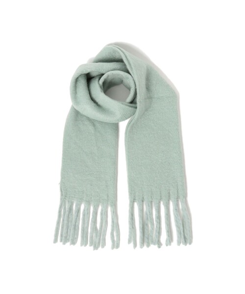 B:MING by BEAMS（ビーミングバイビームス）の「ブークレ ストール（ストール/ショール・レディース・サックスブルー/ホワイト系その他5/オレンジ・ONE SIZE）」の11枚目の写真