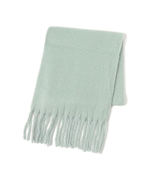 B:MING by BEAMS（ビーミングバイビームス）の「ブークレ ストール（ストール/ショール・レディース・サックスブルー/ホワイト系その他5/オレンジ・ONE SIZE）」の12枚目の写真