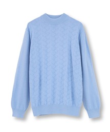 MEN'S BIGI | 【ACTIVE TAILOR/アクティブテイラー】12Gジャカードモックネックニット(ニット/セーター)