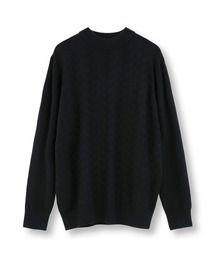 MEN'S BIGI | 【ACTIVE TAILOR/アクティブテイラー】12Gジャカードモックネックニット(ニット/セーター)