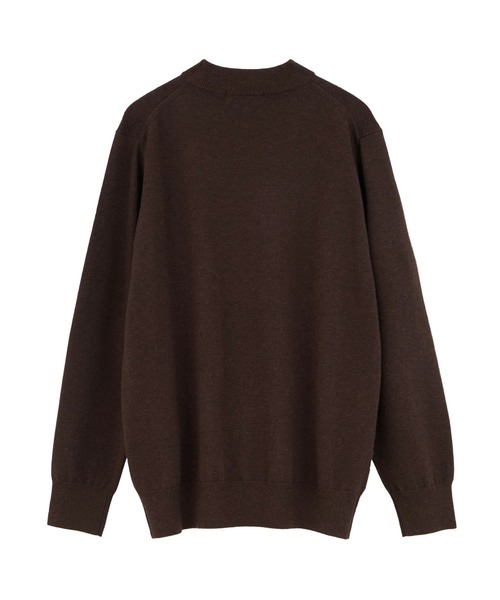 MEN'S BIGI（メンズビギ）の「【ACTIVE TAILOR/アクティブテイラー】12Gジャカードモックネックニット（ニット/セーター・メンズ・ブルー/ブラウン/ホワイト/ブラック/カーキ・01/03/02）」の22枚目の写真