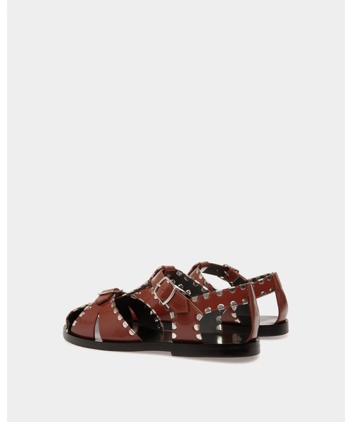 BALLY(バリー)の「PASELY-STUDS(サンダル・レディース・ブラウン・36/37/38/40/35/39)」の3枚目の写真
