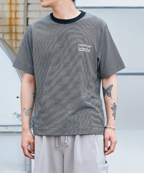 SHINYAKOZUKA(シンヤコヅカ)の「ORDINARY S/S TEE ISSUE7(Tシャツ/カットソー・メンズ・ホワイト/ブラック・M/L/S)」の1枚目の写真