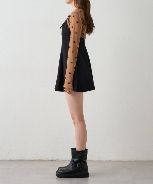 mline（エムライン）の「[mline]チュールボレロ（Tシャツ/カットソー・レディース・ブラック/ブラウン・FREE）」の11枚目の写真