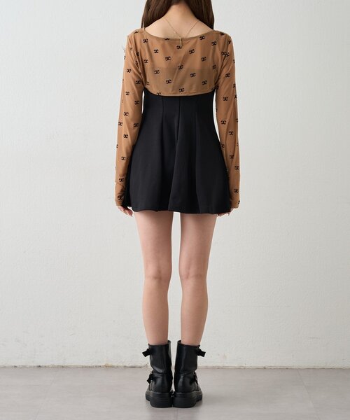 mline（エムライン）の「[mline]チュールボレロ（Tシャツ/カットソー・レディース・ブラック/ブラウン・FREE）」の12枚目の写真