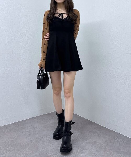 mline（エムライン）の「[mline]チュールボレロ（Tシャツ/カットソー・レディース・ブラック/ブラウン・FREE）」の19枚目の写真