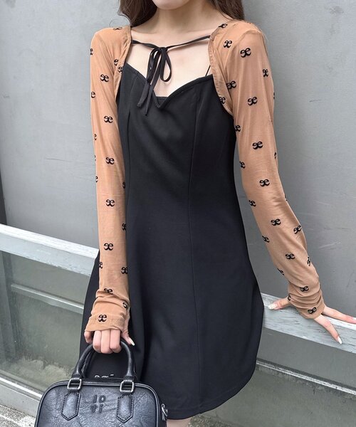 mline（エムライン）の「[mline]チュールボレロ（Tシャツ/カットソー・レディース・ブラック/ブラウン・FREE）」の20枚目の写真