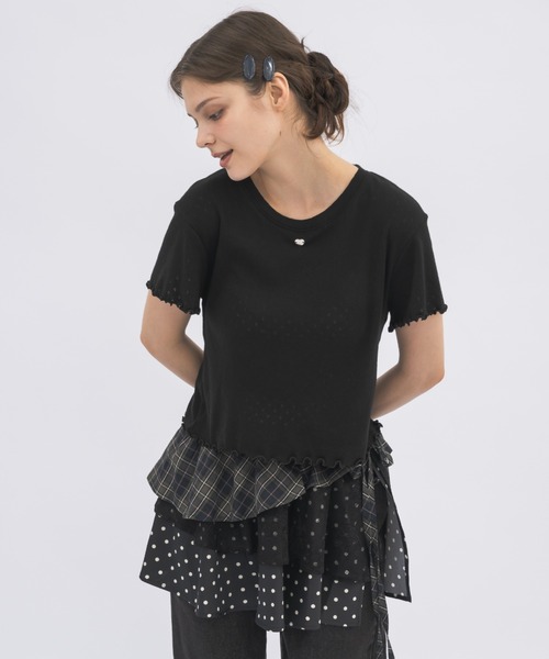 idem（イデム）の「many ways multi wrap skirt / マルチウェイ巻きスカート（スカート・レディース・ブラック/アイボリー・FREE）」の10枚目の写真