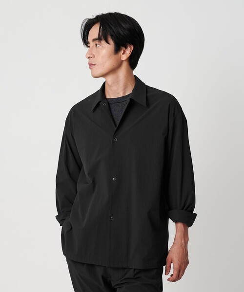 BEAUTY&YOUTH UNITED ARROWS（ビューティーアンドユースユナイテッドアローズ）の「360°MASTER リングドット シャツアウター セットアップ対応 ストレッチ ウォッシャブル（シャツ/ブラウス・メンズ・モカ/ネイビー/ブラック・S/M/L/XL）」の4枚目の写真