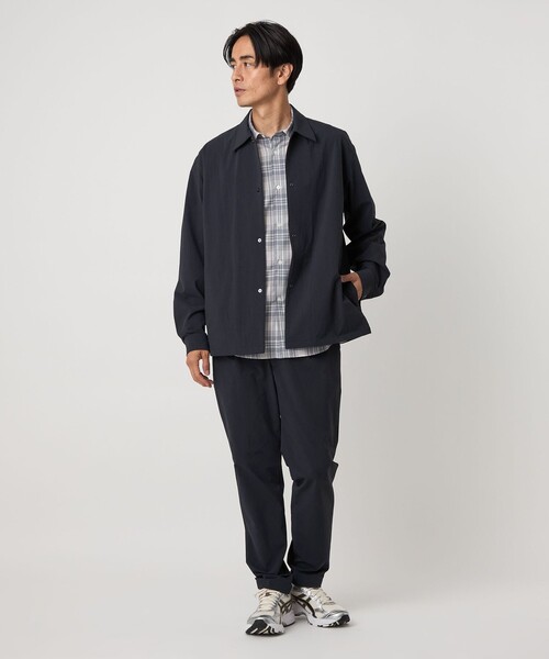 BEAUTY&YOUTH UNITED ARROWS（ビューティーアンドユースユナイテッドアローズ）の「360°MASTER リングドット シャツアウター セットアップ対応 ストレッチ ウォッシャブル（シャツ/ブラウス・メンズ・モカ/ネイビー/ブラック・S/M/L/XL）」の16枚目の写真