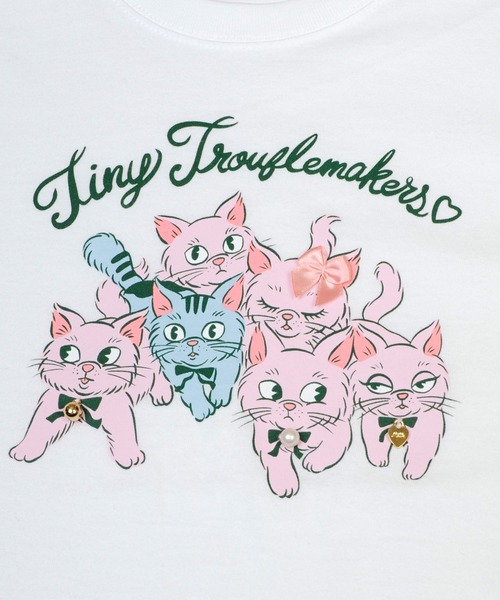 MILK(ミルク)の「Six Cat Tシャツ(Tシャツ/カットソー・レディース・B/C/A・S/M)」の14枚目の写真