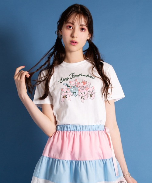 MILK(ミルク)の「Six Cat Tシャツ(Tシャツ/カットソー・レディース・B/C/A・S/M)」の7枚目の写真