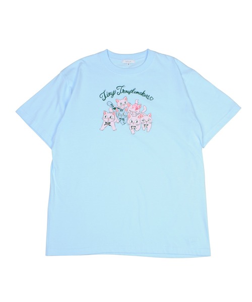 MILK(ミルク)の「Six Cat Tシャツ(Tシャツ/カットソー・レディース・B/C/A・S/M)」の10枚目の写真