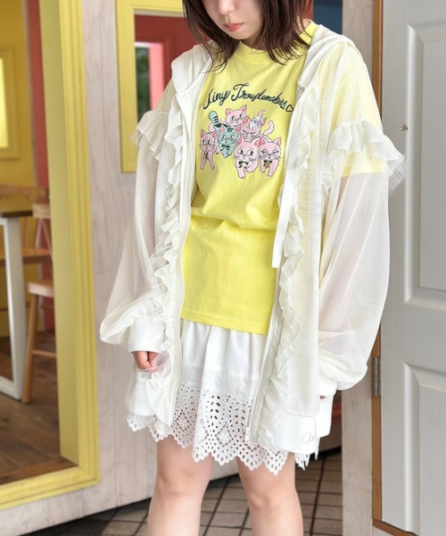 MILK(ミルク)の「Six Cat Tシャツ(Tシャツ/カットソー・レディース・B/C/A・S/M)」の12枚目の写真