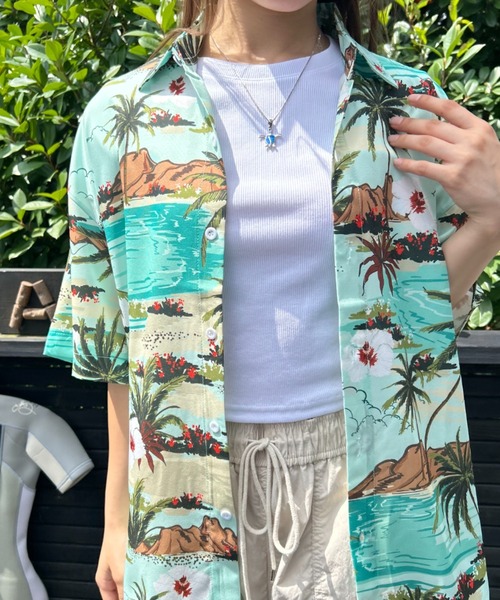 セール】アイランドグリーン hawaii アロハシャツ 夏服（シャツ