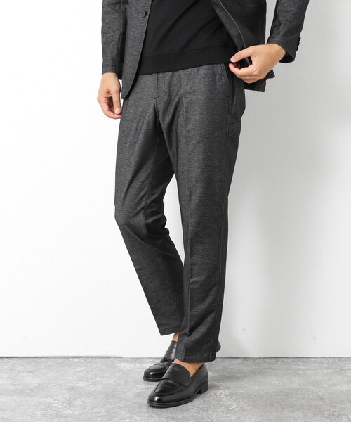 NOLLEY’S（ノーリーズ）の「《ビジカジ/セットアップ対応》【ALBINI】《吸水速乾》綾ジャージーイージーPT 25AW（その他パンツ・メンズ・ネイビー/ブラック・S/M/L/XL）」の20枚目の写真