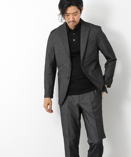 NOLLEY’S（ノーリーズ）の「《ビジカジ/セットアップ対応》【ALBINI】《吸水速乾》綾ジャージーイージーPT 25AW（その他パンツ・メンズ・ネイビー/ブラック・S/M/L/XL）」の16枚目の写真