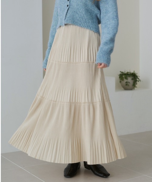 セール】ベロアプリーツスカート（スカート）｜Bab（バブ）の