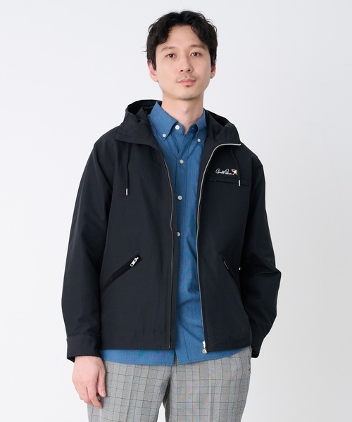 Arnold Palmer(アーノルドパーマー)の「C/N フードワークジャケット(ブルゾン・メンズ・ダークグリーン/ブラック・M/LL/L)」の5枚目の写真