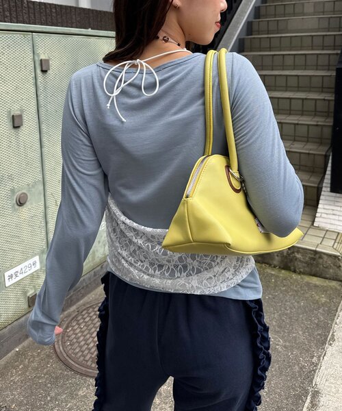 CIAOPANIC（チャオパニック）の「レースビスチェレイヤード風トップス