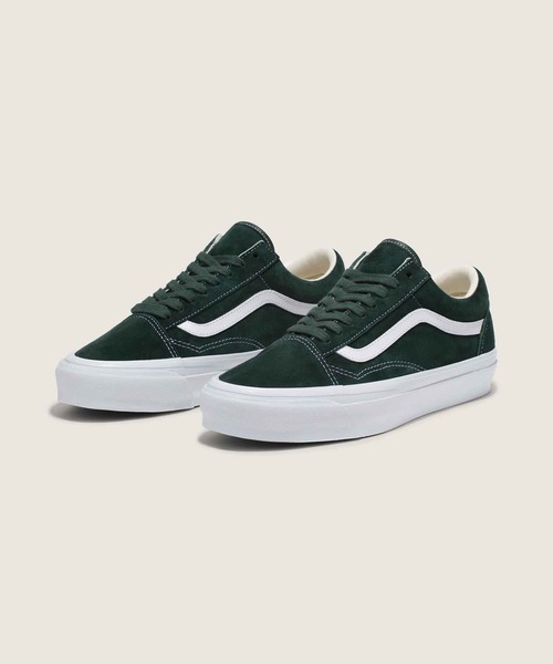 VANS(バンズ)の「VANS PREMIUM オールドスクール(スニーカー・メンズ・ダークグリーン・4.5/5/5.5/6.5/7/8.5/9/9.5/11/6/10.5/10/8/7.5/12/11.5/4)」の2枚目の写真