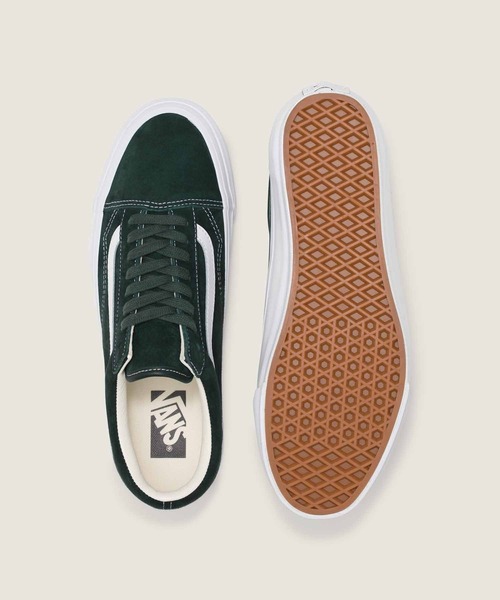 VANS(バンズ)の「VANS PREMIUM オールドスクール(スニーカー・メンズ・ダークグリーン・4.5/5/5.5/6.5/7/8.5/9/9.5/11/6/10.5/10/8/7.5/12/11.5/4)」の3枚目の写真